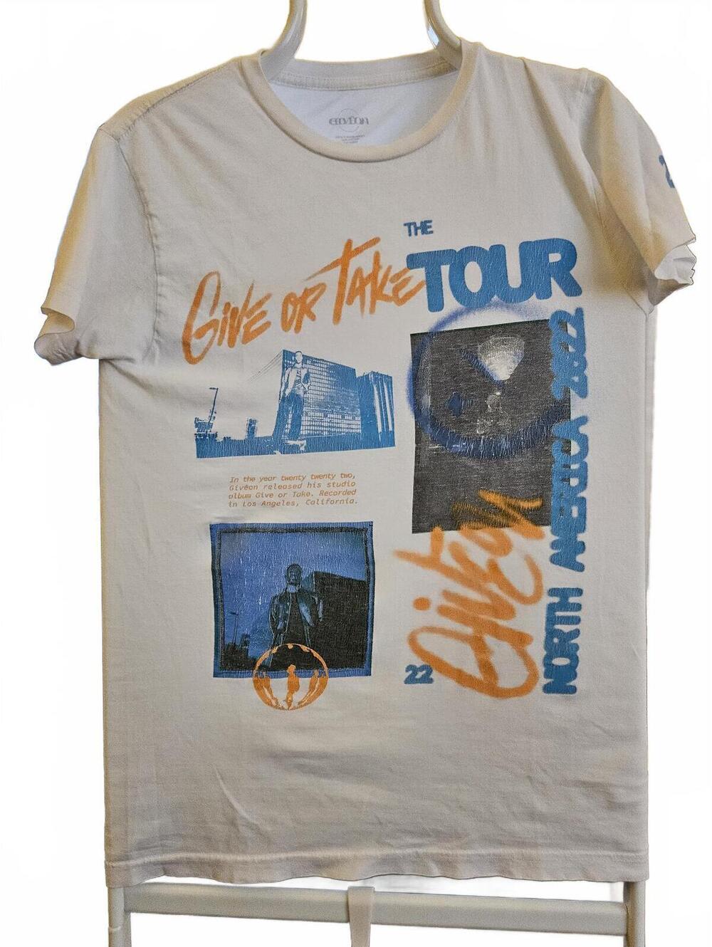 Giveon - Give Or Take North America Tour 2022 Graphic T-Shirt Rock Tee - Size S